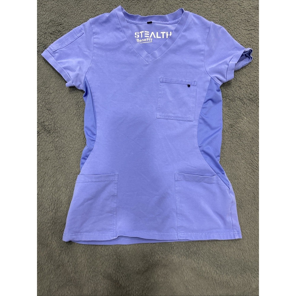 Stealth By Benefit Scrub Top Women's XS Lavender
